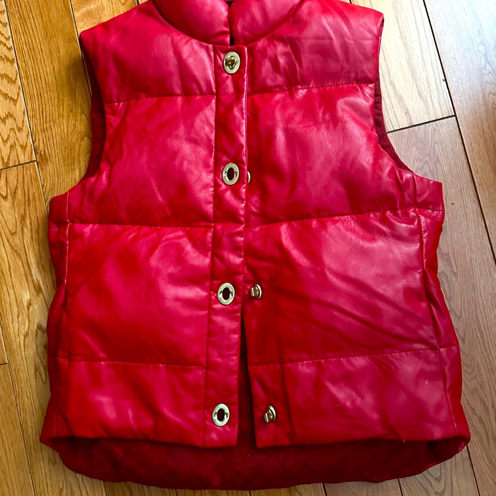Red Coach Vest.